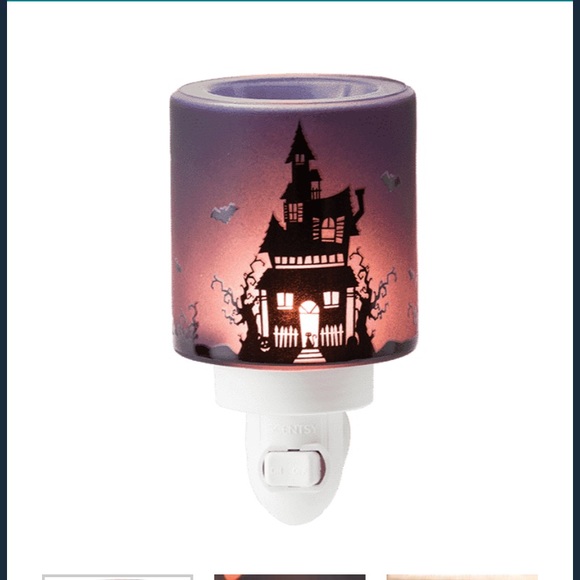Scentsy Spooky House Mini Wax Warmer Nightlight Halloween Plug-in RETIRED 2017 - Picture 10 of 11